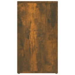 Berkfield Home Sideboard Smoked Oak 80x30x54 cm Engineered Wood in Brown - Size: 80 x 30 x 54 cm - thumbnail 6