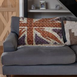 Benjamin Tate Design Hessian Jack Blanket in Natural - Size: 120 cm x 150 cm - thumbnail 2