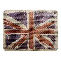 Benjamin Tate Design Hessian Jack Blanket in Natural - Size: 120 cm x 150 cm - thumbnail 1