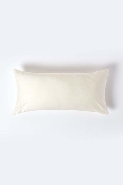 Homescapes Continental Egyptian Cotton Pillowcase 1000 TC, 40 x 80 cm in Cream - image 1