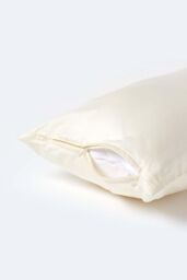 Homescapes Continental Egyptian Cotton Pillowcase 1000 TC, 40 x 80 cm in Cream - thumbnail 3