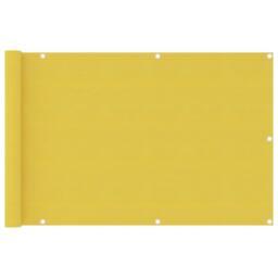 Berkfield Home Balcony Screen Yellow 90x400 cm HDPE - thumbnail 2