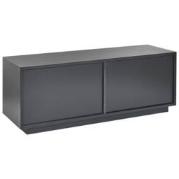 Wyld and Coco 4-Door Sideboard Black MDF with Gold Handles - thumbnail 6