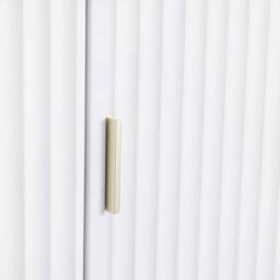 Seconique Miami 3 Door Wardrobe - White/Gold in White - thumbnail 7