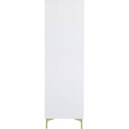 Seconique Miami 3 Door Wardrobe - White/Gold in White - thumbnail 5