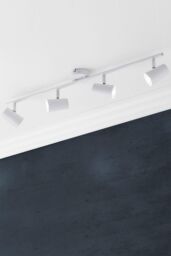 BHS Lighting Barley Spotlight Bar Ceiling Light in White - thumbnail 4