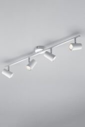BHS Lighting Barley Spotlight Bar Ceiling Light in White - thumbnail 1