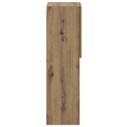 Berkfield Home TV Cabinets with LED Lights 2 pcs Artisian Oak 30.5x30x102 cm in Brown - thumbnail 9