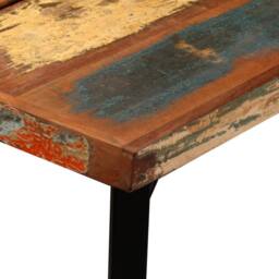 Berkfield Home Bar Table Solid Reclaimed Wood 150x70x107 cm in Brown - Size: 150 x 70 x 107 cm - thumbnail 5