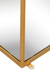 MirrorOutlet Gold Metal Edged Mirrored Ornament (100CM X 20CM X 20CM) - Size: 1 Pack - thumbnail 6