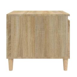 Berkfield Home Coffee Table Sonoma Oak 100x50x45 cm Engineered Wood in Light Brown - Size: 100 x 50 x 45 cm - thumbnail 7