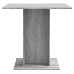 Berkfield Home Dining Table Grey Sonoma 80x80x75 cm Engineered Wood - Size: 80 x 80 x 75 cm - thumbnail 4
