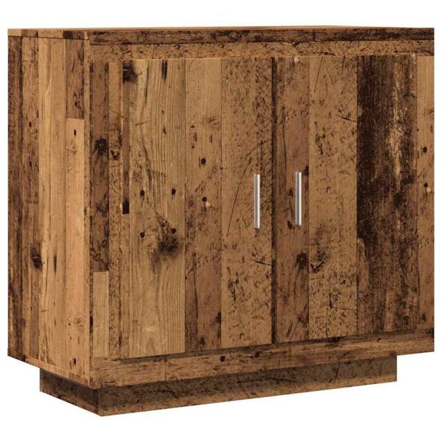 Berkfield Home Sideboard Old Wood 80x40x75 cm Engineered Wood in Brown - Size: 80 x 40 x 75 cm - image 1