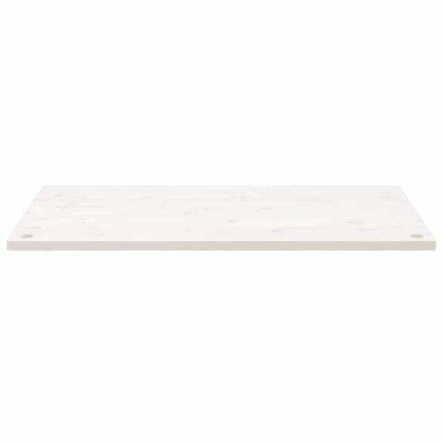 Berkfield Home Beautiful Desk Top White 100x60x2.5 cm Solid Wood Pine - image 1