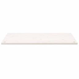 Berkfield Home Beautiful Desk Top White 100x60x2.5 cm Solid Wood Pine