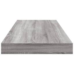 Berkfield Home Durable Wall Shelves 4 pcs Grey Sonoma 60x10x1.5 cm Engineered Wood - thumbnail 5