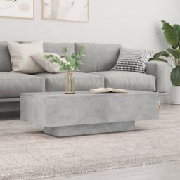 Berkfield Home Coffee Table Concrete Grey 100x49.5x31 cm Engineered Wood