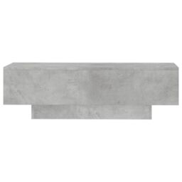 Berkfield Home Coffee Table Concrete Grey 100x49.5x31 cm Engineered Wood - thumbnail 4