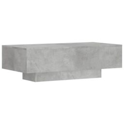 Berkfield Home Coffee Table Concrete Grey 100x49.5x31 cm Engineered Wood - thumbnail 2