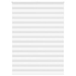 Berkfield Home Zebra Blind White 155x200 cm Fabric Width 150.9 cm Polyester