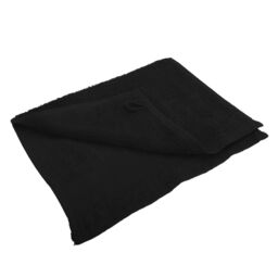 SOL'S Island Guest Towel (30 X 50cm) in Black - Size: 30 X 50 cm