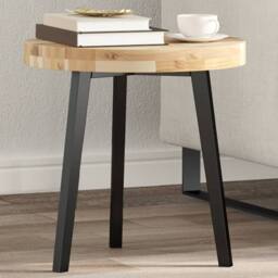 Berkfield Home Table Top Round √ò40x4 cm Solid Wood Acacia in Brown - Size: 40x4 cm - thumbnail 2