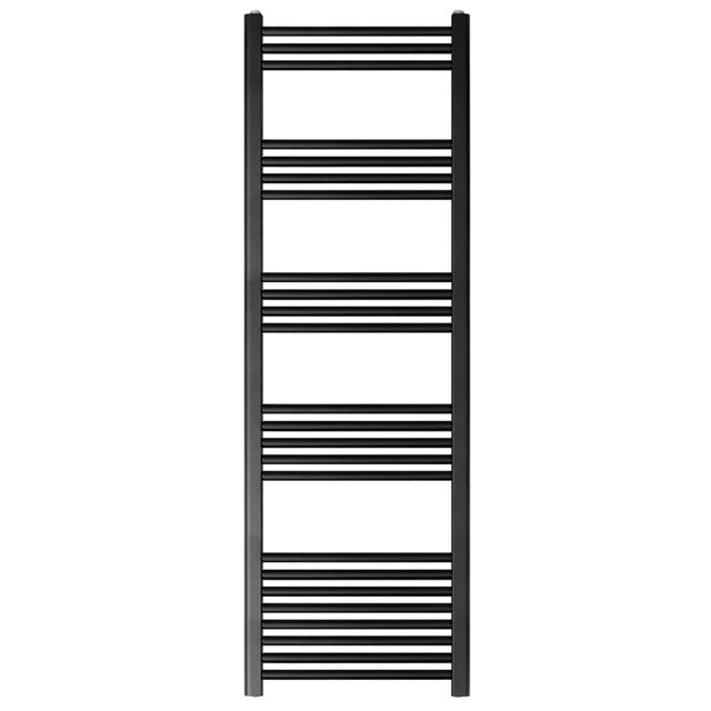 Balterley Straight Heated Towel Rail Radiator, 1080W, 600 x 1600mm, Matt Black