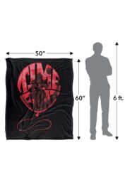 Warner Brothers IT Silky Touch Super Soft Throw Blanket 152x127cm in White - Size: 152x127 cm - thumbnail 3