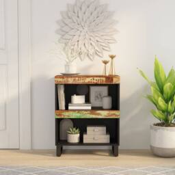 Berkfield Home Side Cabinet 60x33x75 cm Solid Wood Reclaimed - Size: 60 x 33 x 75 cm - thumbnail 1