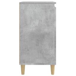 Berkfield Home Bedside Cabinet Concrete Grey 40x35x70 cm Engineered Wood - Size: 40 x 35 x 70 cm - thumbnail 7