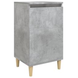 Berkfield Home Bedside Cabinet Concrete Grey 40x35x70 cm Engineered Wood - Size: 40 x 35 x 70 cm - thumbnail 1