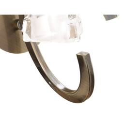 Netlighting Ice Wall Lamp 1 Light G9 Antique Brass in Bronze - thumbnail 5
