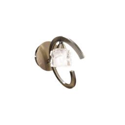Netlighting Ice Wall Lamp 1 Light G9 Antique Brass in Bronze - thumbnail 1