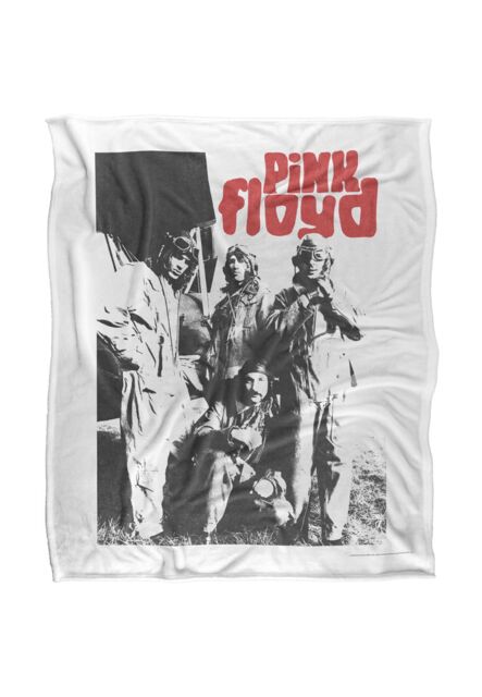 Pink Floyd Point Me At The Sky Silky Touch Super Soft Throw Blanket 152 X 127 cm in White - image 1