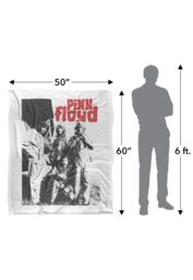 Pink Floyd Point Me At The Sky Silky Touch Super Soft Throw Blanket 152 X 127 cm in White - thumbnail 5