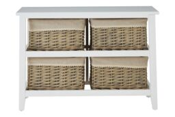 Orsina Stylish Compact 4 Drawers Chest, Modern Chest Of Drawers For Livingroom, Minimalist Storage Chest For Lounge in Natural - thumbnail 4