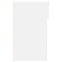 Berkfield Home Bedside Cabinets with Drawer 2 pcs White 20x36x60 cm - Size: 20 x 36 x 60 cm - thumbnail 7