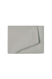 Belledorm Egyptian Cotton 400 Thread Count Flat Sheet in Light Grey - Size: Double