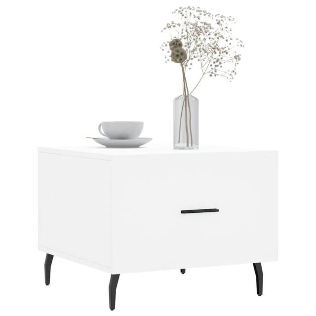 Berkfield Home Decorative Coffee Tables 2 pcs White 50x50x40 cm Engineered Wood - Size: 50 x 50 x 40 cm - image 1
