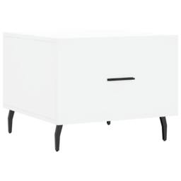 Berkfield Home Decorative Coffee Tables 2 pcs White 50x50x40 cm Engineered Wood - Size: 50 x 50 x 40 cm - thumbnail 5