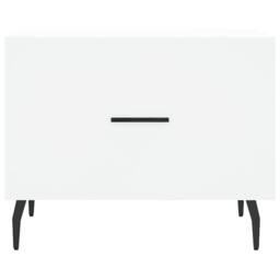 Berkfield Home Decorative Coffee Tables 2 pcs White 50x50x40 cm Engineered Wood - Size: 50 x 50 x 40 cm - thumbnail 6