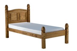 Birlea Mexican Corona Low End Bed in Brown - Size: Double - thumbnail 5
