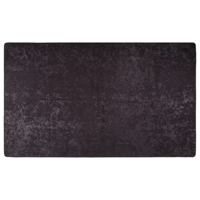 Berkfield Home Rug Washable 120x180 cm Anthracite Anti Slip in Black - Size: 100 cm diameter - image 1