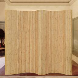 Berkfield Home Room Divider Bamboo 250x165 cm Natural in Beige - thumbnail 3