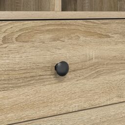 Berkfield Home Desk with Storage Sonoma Oak Engineered Wood in Green - thumbnail 9