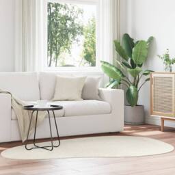"Berkfield Home Rug ""HUARTE"" Soft Washable Cream Short Pile 140x200 cm - Size: Medium" - thumbnail 1