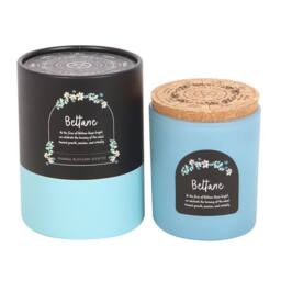 Something Different Wheel Of The Year Orange Blossom Beltane Candle in Blue - thumbnail 3