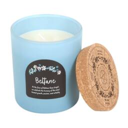 Something Different Wheel Of The Year Orange Blossom Beltane Candle in Blue - thumbnail 2