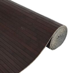 Berkfield Home Room Divider Dark Brown 165x800 cm Bamboo - thumbnail 5