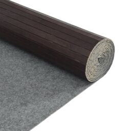 Berkfield Home Room Divider Dark Brown 165x800 cm Bamboo - thumbnail 6